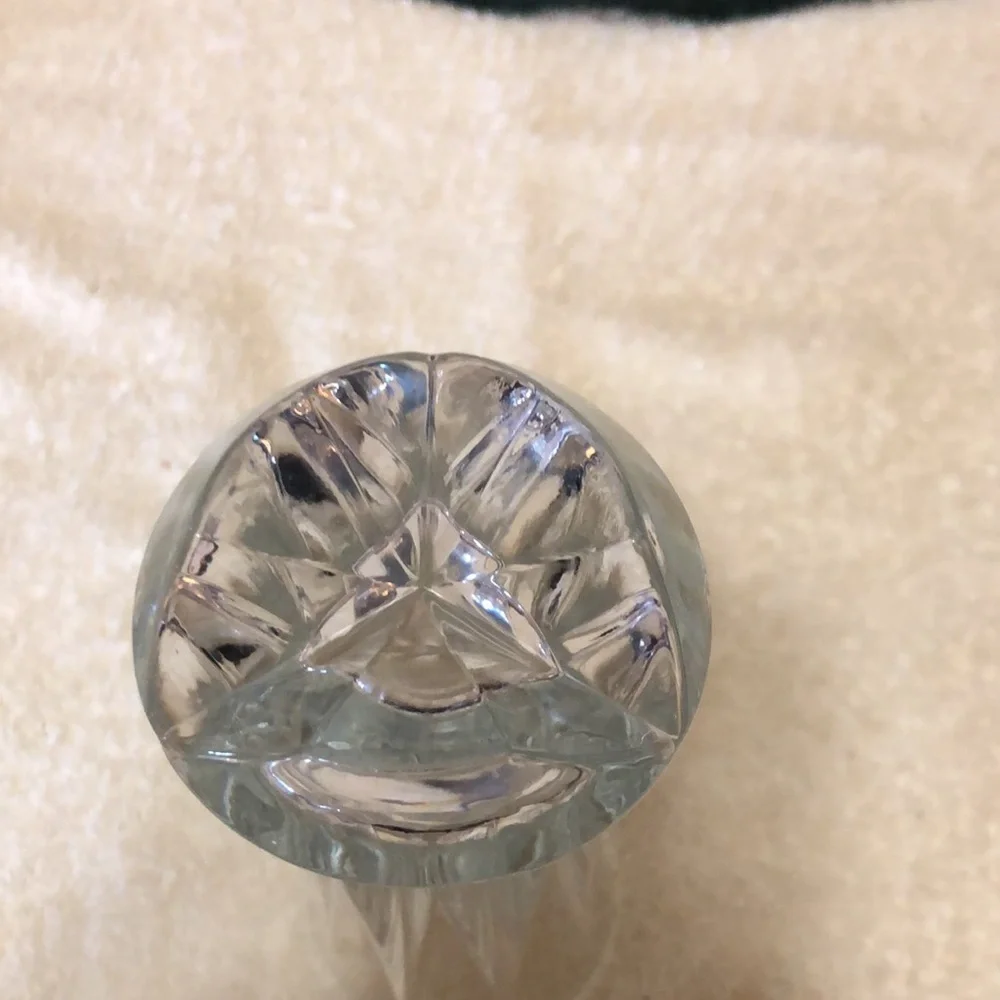 DePlomb 24% Lead Crystal Clear Glass USA  8